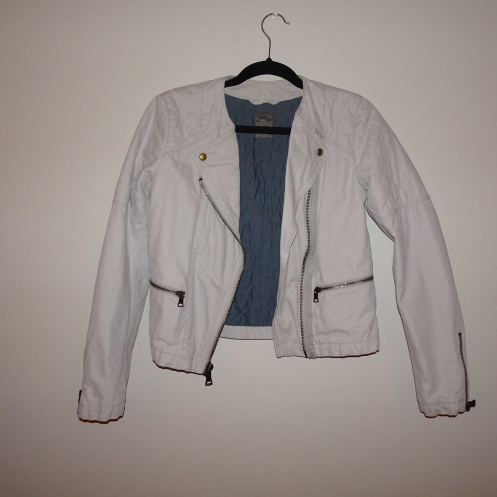 GAP Quilted Moto Jacket (Size 4)